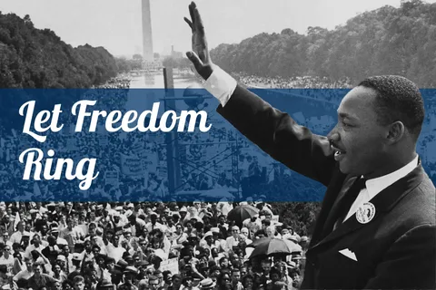 Let Freedom Ring Martin Luther King Sign Template