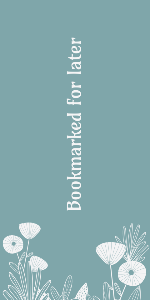 Bookmarked for Later With Cool Grey Background Template