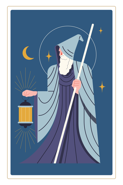 Mystic Blue Playing Cards Template