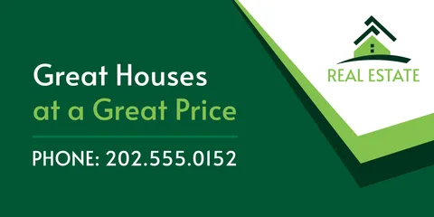 Promotional Real Estate Sign Template