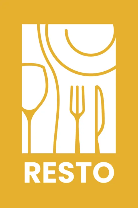 Resto Restaurant Logo Sign Template