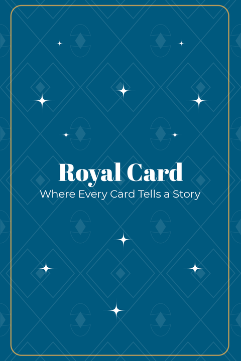 Blue Royal Playing Cards Template