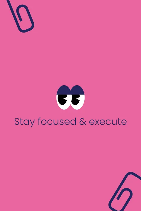 Stay Focused and Execute Custom Planner Template