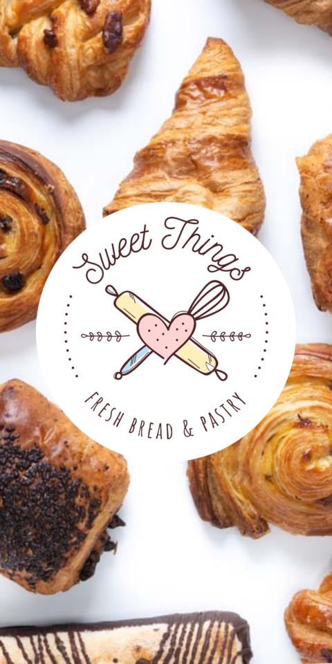 Inviting Sweet Things Bakery Sign Template