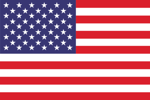 Traditional American Flag Sign Template