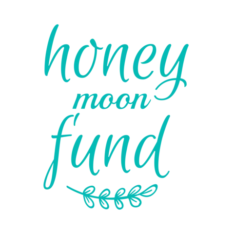 Blue Wedding Honeymoon Fund Decorative Branch Sign Template