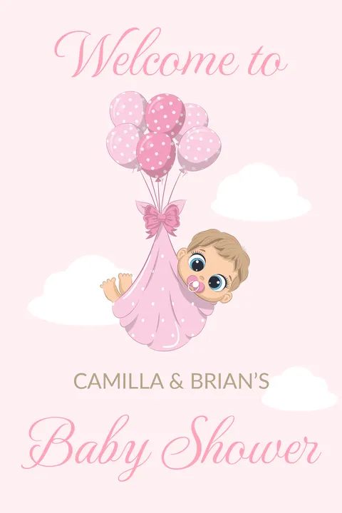 Welcome to Baby Shower Sign Template