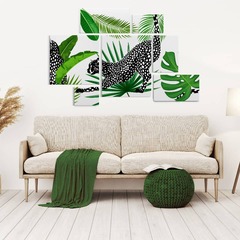 Nature themed wall art idea Nature themed wall art idea