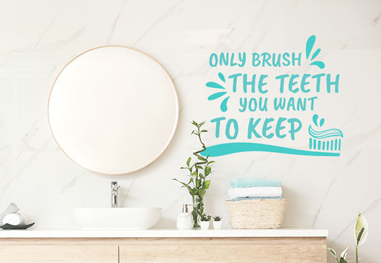 Blue lettering for bathroom Blue-lettering-for-bathroom