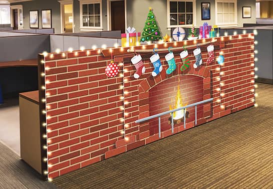 Brick-wall-cubicle
