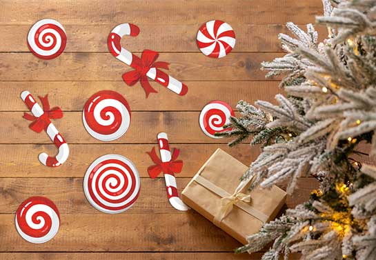 Christmas-candy-shaped-stickers