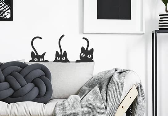 Cute cats wall graphic Cute-cats-wall-graphic
