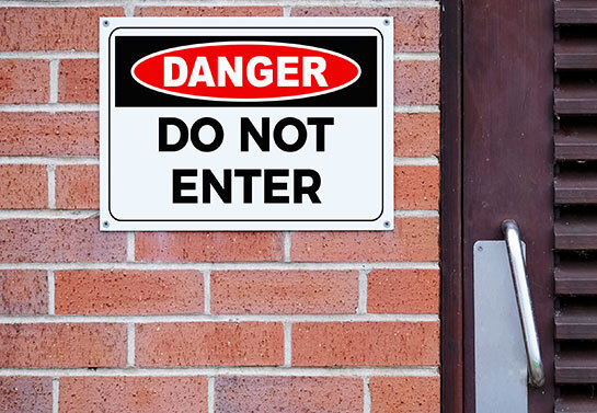 Danger-Don't-Enter-workplace-safety-sign