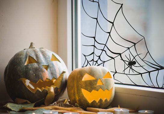 Halloween spider window decor Halloween-spider-window-decor