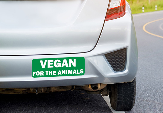 Vegan-For-The-Animals-bumper-sticker-idea