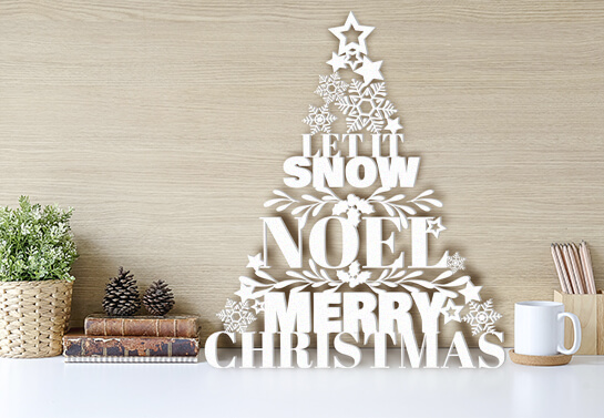White-Christmas-decor-on-desk