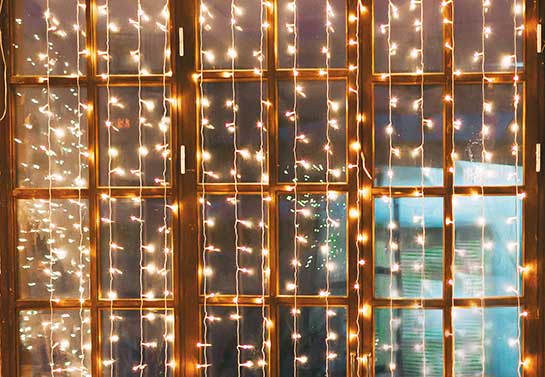 Window-decorated-with-lights