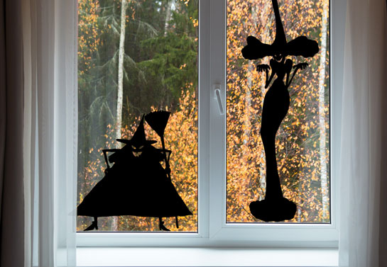 Witch silhouette window decor Witch-silhouette-window-decor
