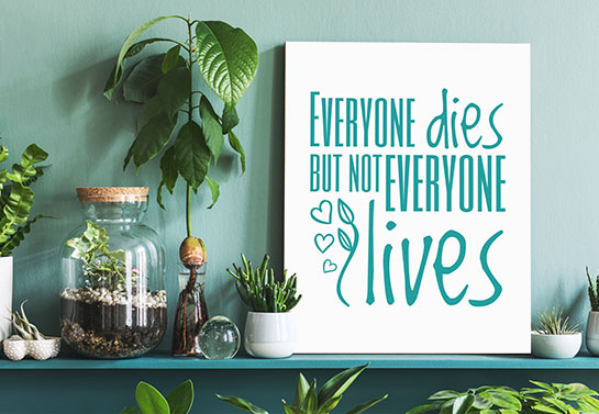 Wooden printed decor on shelf Wooden-printed-decor-on-shelf