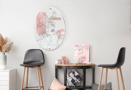 Use this template acrylic-frames-for-beauty-salons