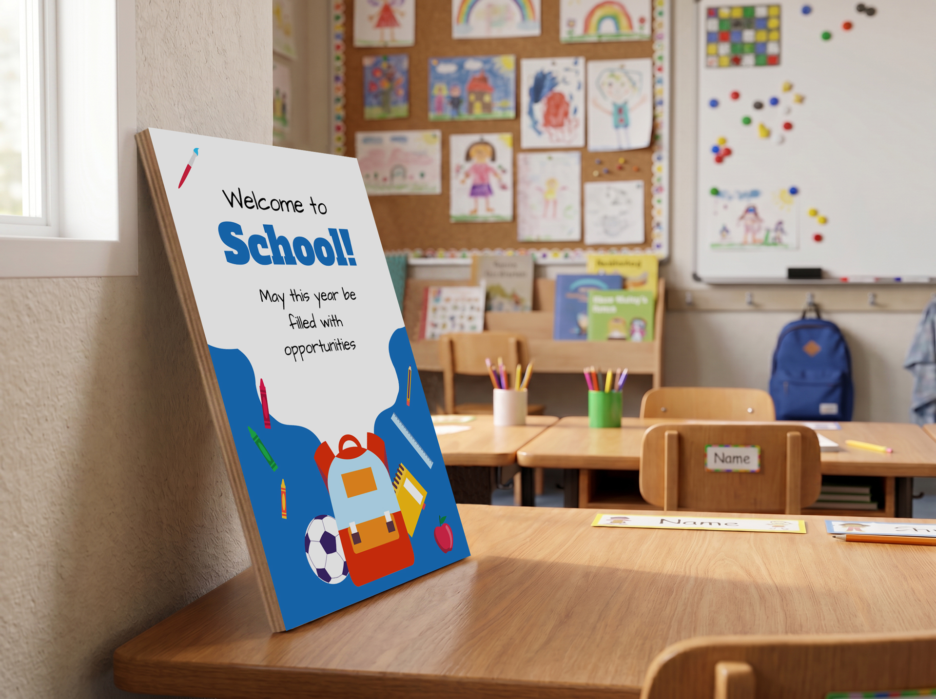 back-to-school-wooden-print