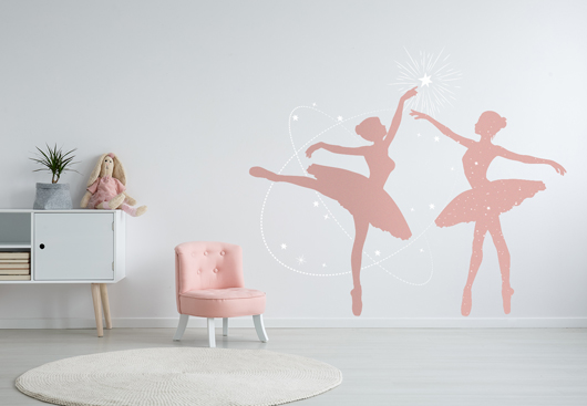 ballerinas kids wall decor ballerinas-kids-wall-decor