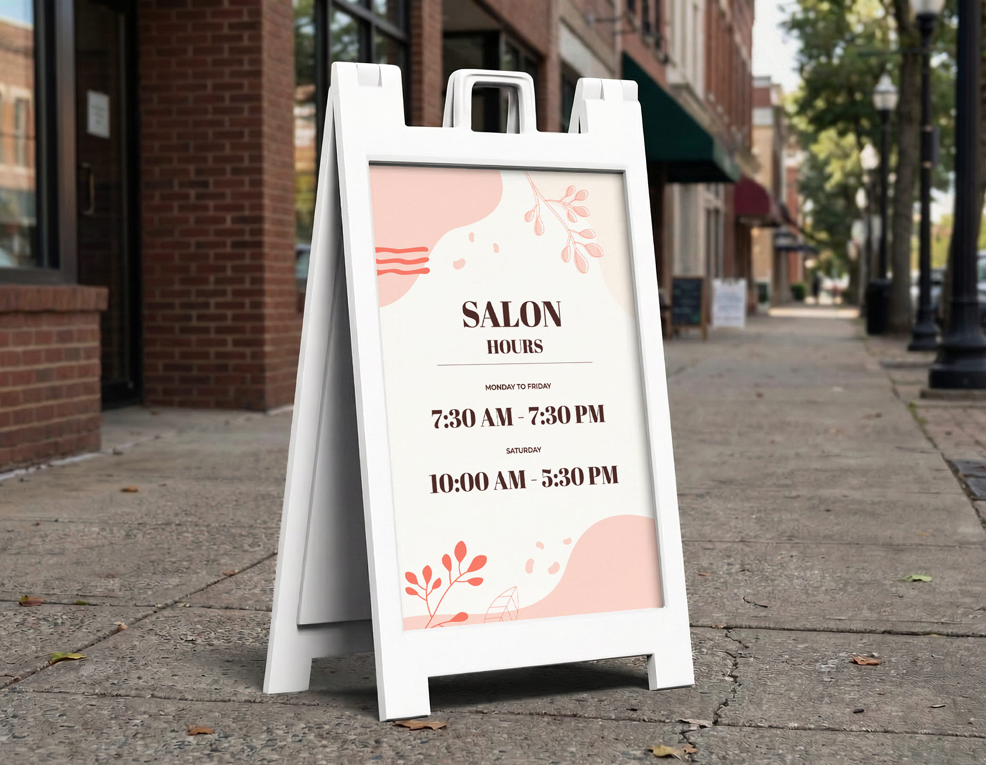 beauty-salon-hours-a-frame-sign