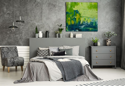 bedroom-gradient-print-decor
