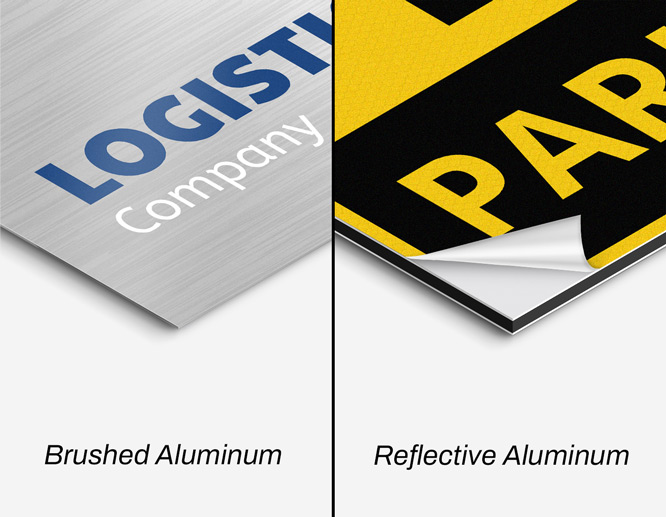 brushed-and-reflective-aluminum-signs