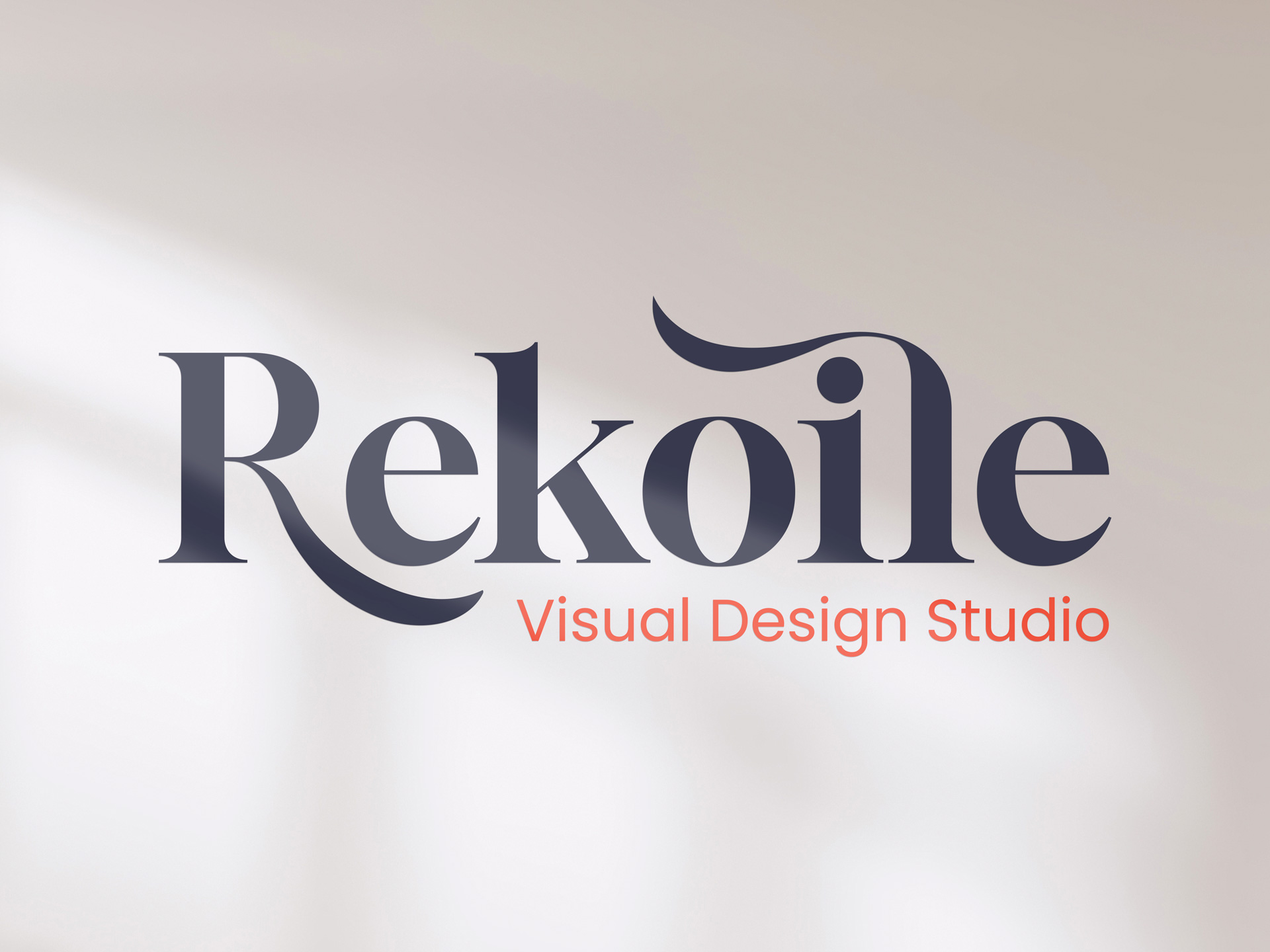 Custom wall letters featuring company branding
