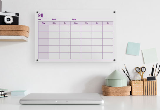 calendar acrylic wall print calendar-acrylic-wall-print