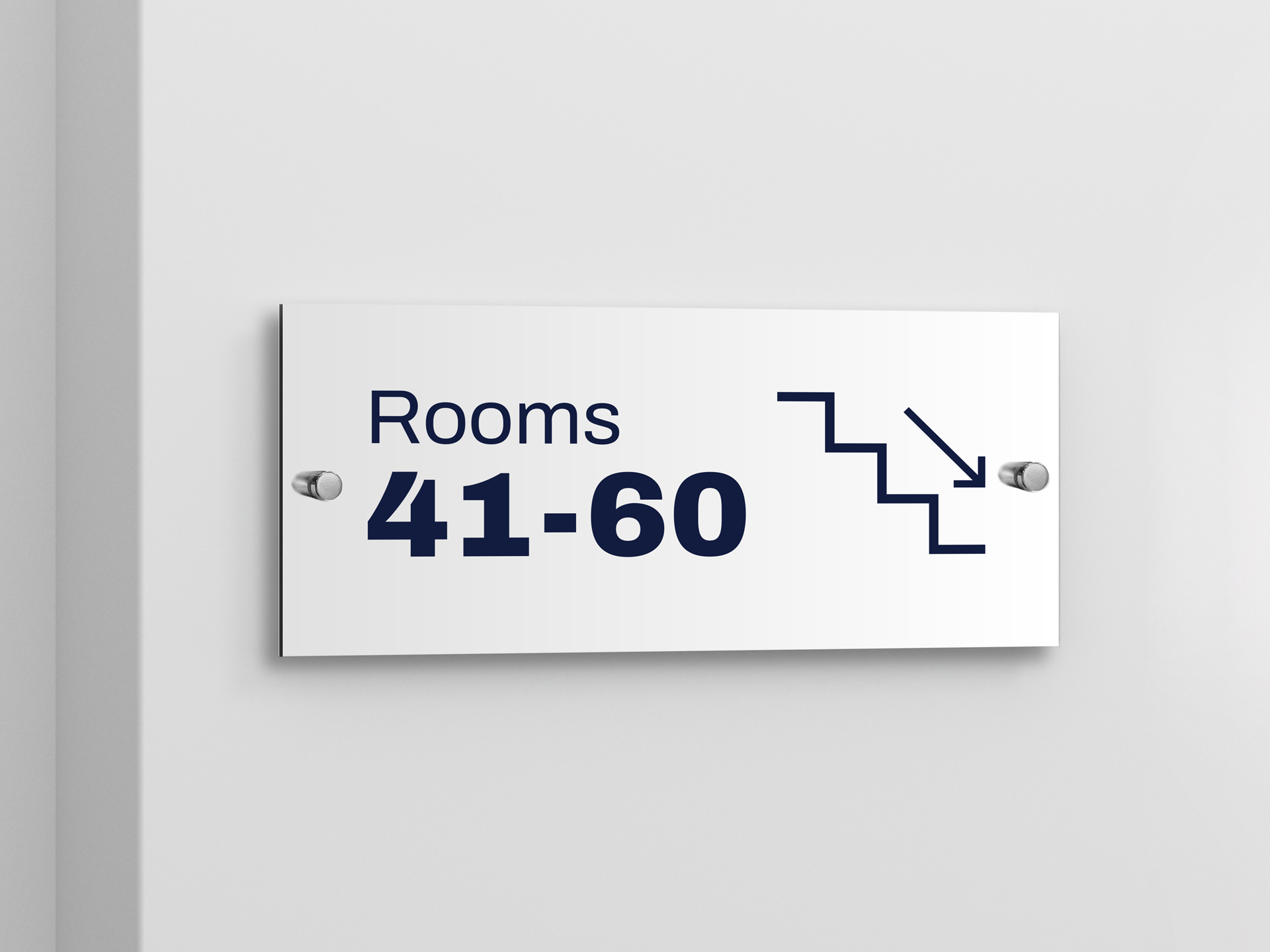 custom acrylic room numbers