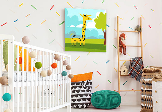 cute giraffe canvas print cute-giraffe-canvas-print