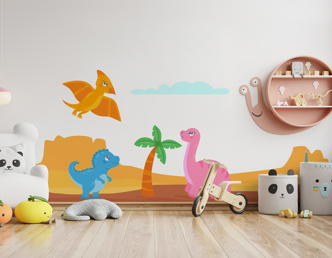 dinosaur peel stick wall decal dinosaur-peel-stick-wall-decal