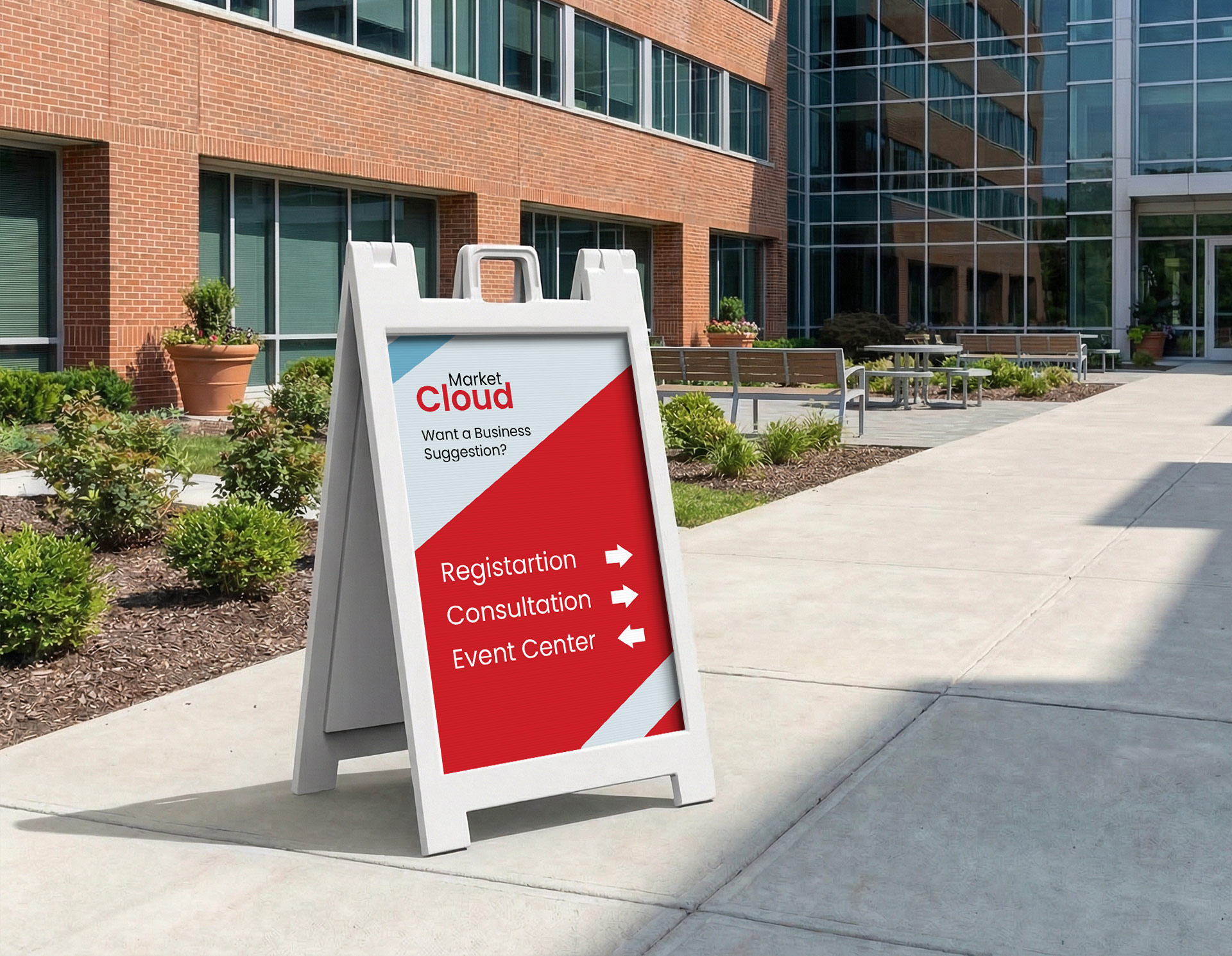 directional-a-frame-sign-outside-office-building