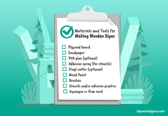 DIY wood sign materials diy-wood-sign-materials