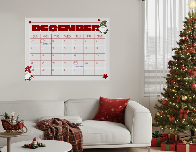 foam-board-christmas-calendar