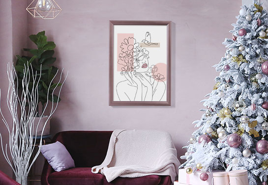girl line drawing decor girl-line-drawing-decor