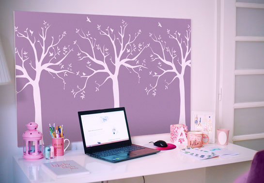 girly-home-office-wall-canvas-prints