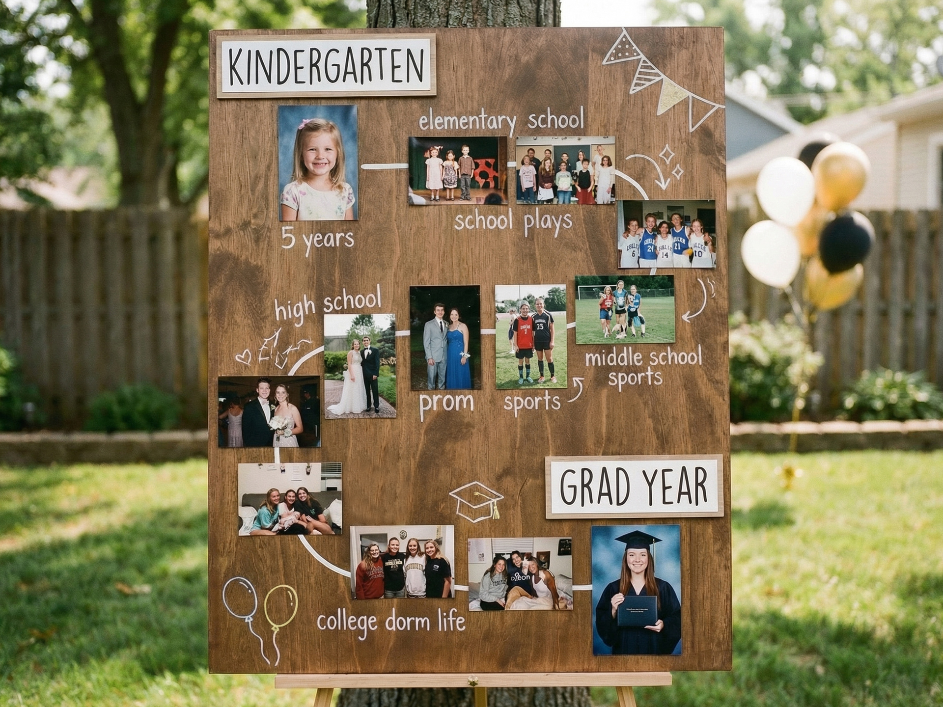 grad-party-diy-memory-board