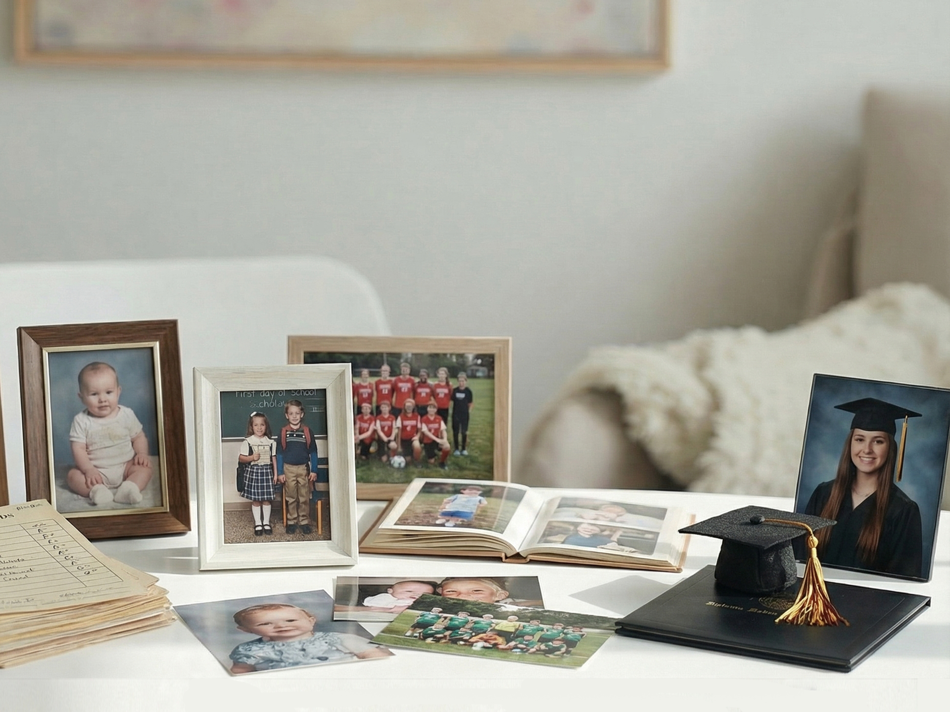 grad-party-indoor-memory-table-with-images