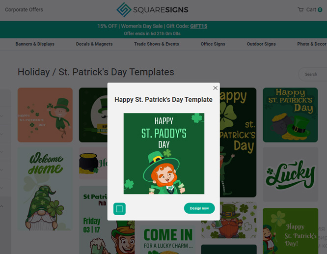 green st patricks poster template green-st-patricks-poster-template