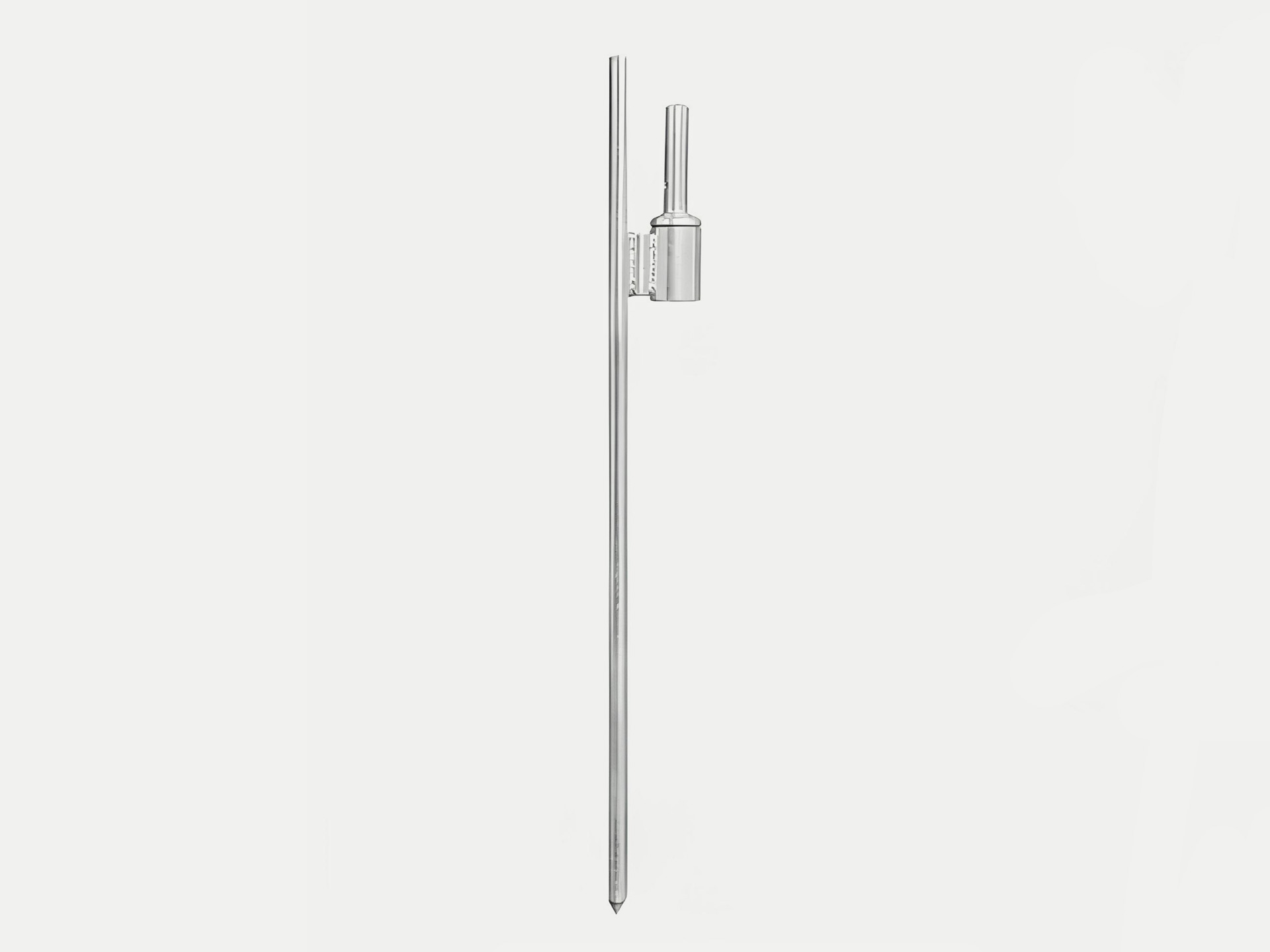 metal ground stake with rotating spinner mount