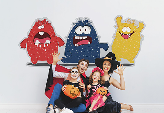 halloween backdrop with vintage monsters halloween-backdrop-with-vintage-monsters