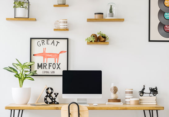 home office space saving practical wall-mounted desk home-office-wall-mounted-desk