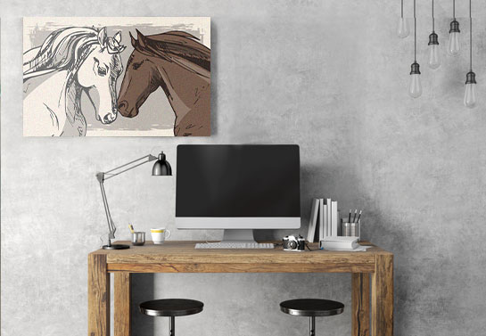 horse canvas print horse-canvas-print