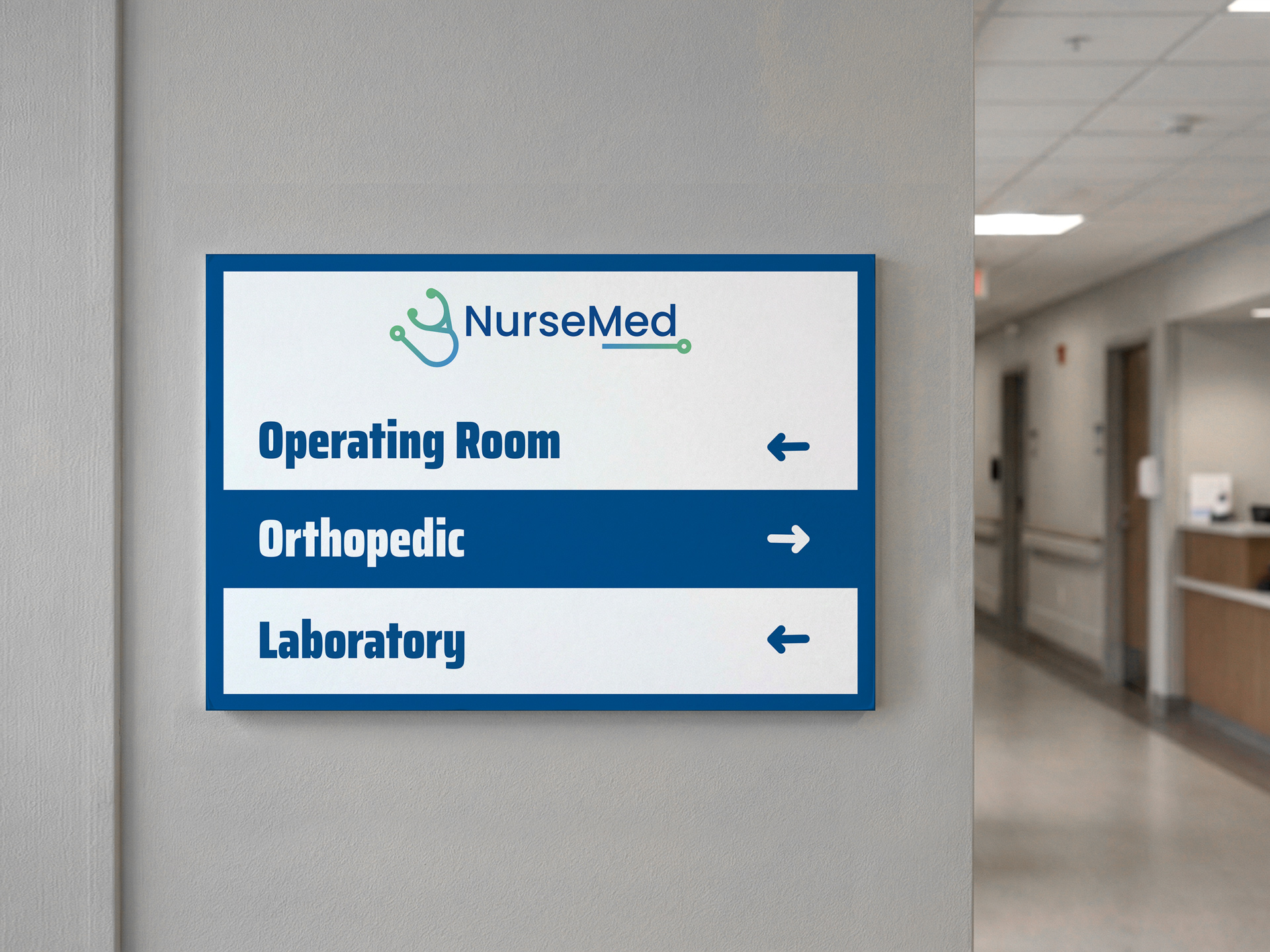 hospital-corridor-wayfinding-sign-with-arrows