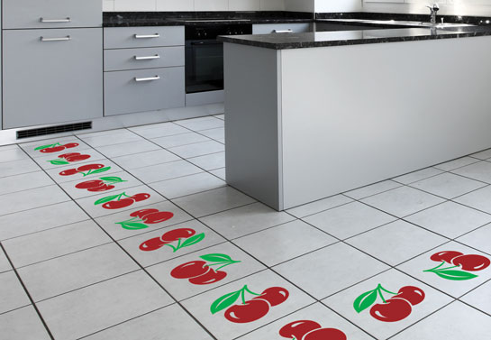 kitchen-cherry-shaped-floor-sticker