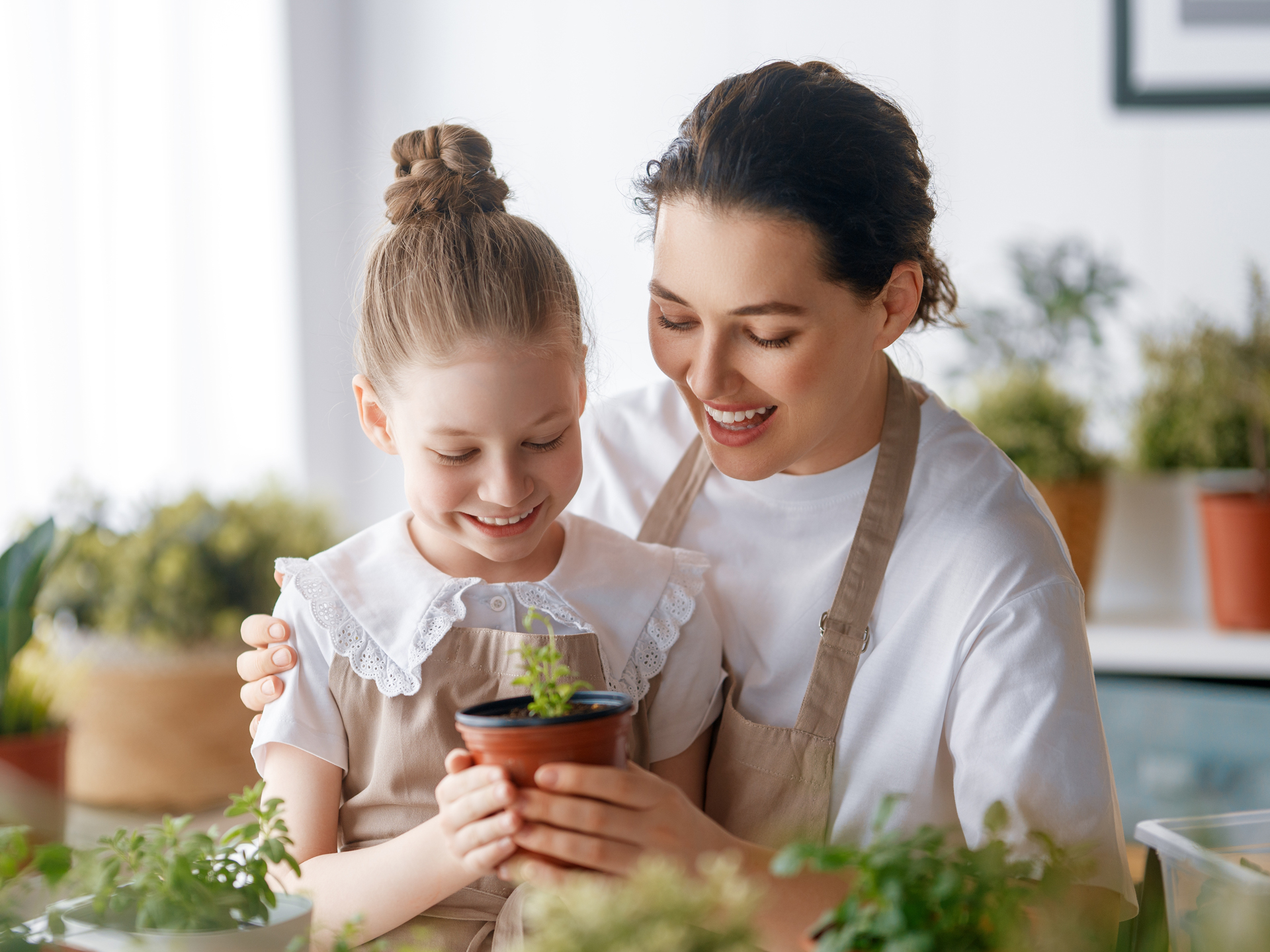 mother-and-daughter-gardening