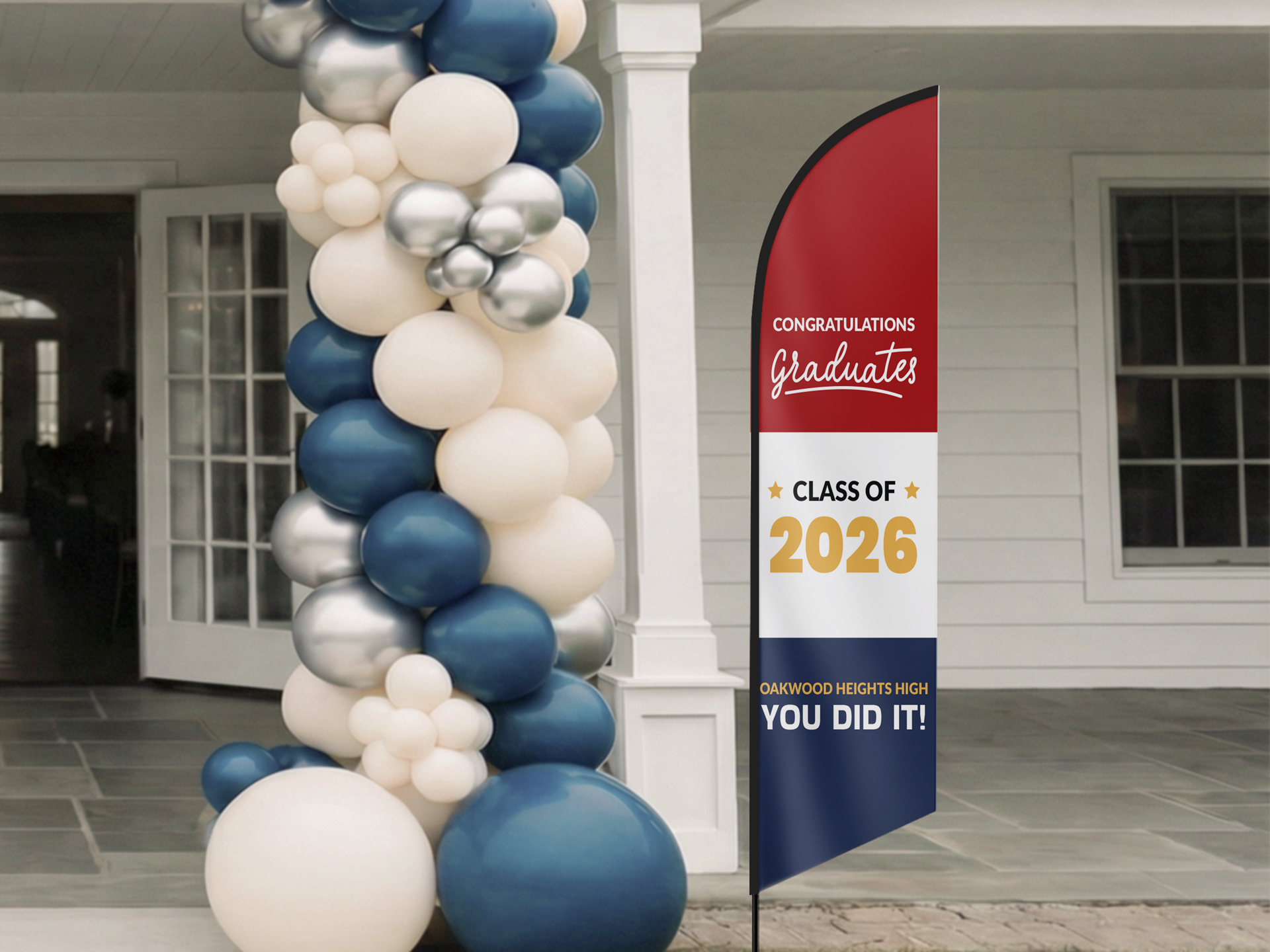 outdoor-graduation-flag-with-custom-messaging